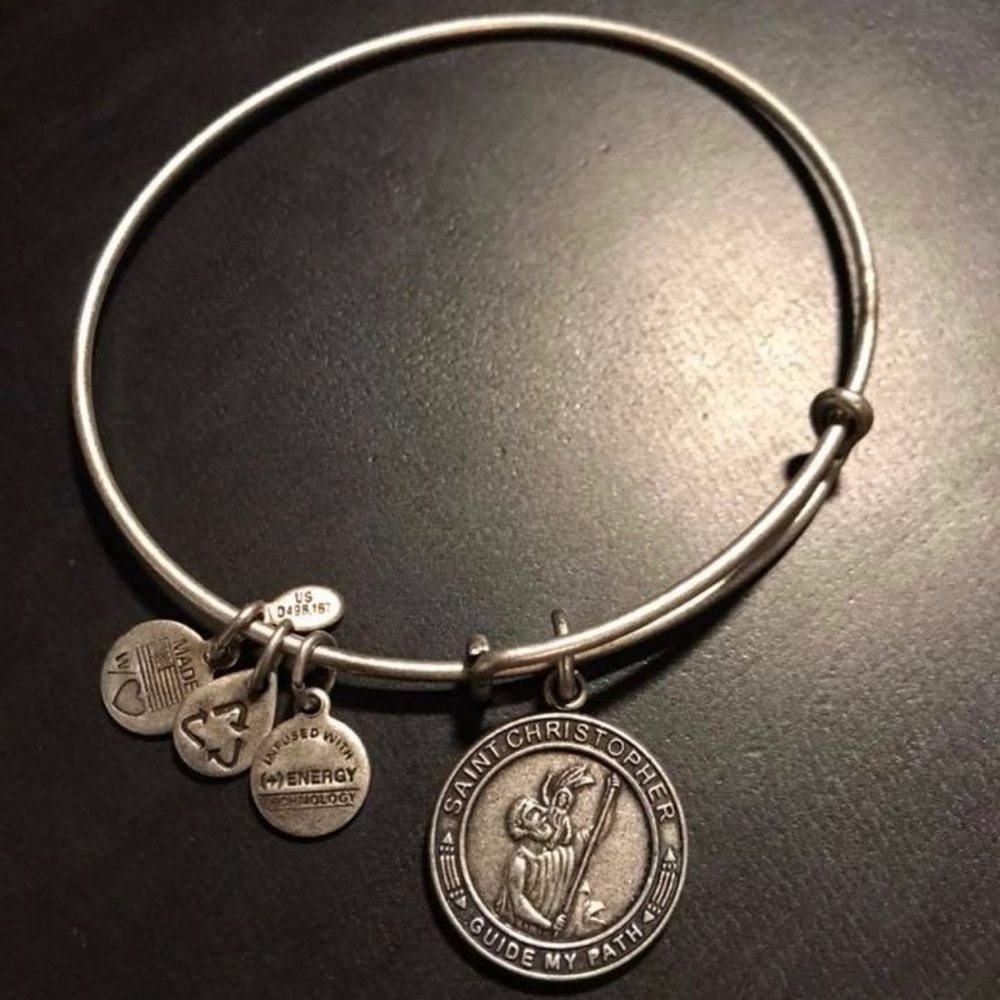 Alex and Ani Saint Christopher bangle